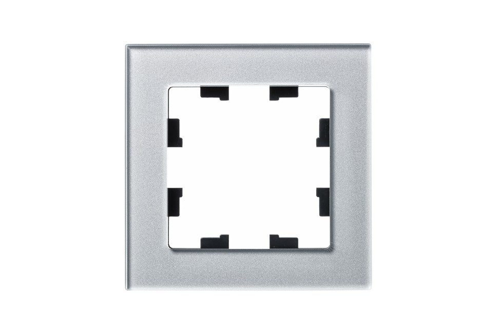 рамка 1-ая systeme electric atlasdesign nature стекло алюминий atn320301