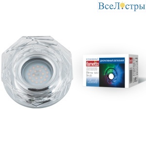 DLS-L122 GU5.3 GLASSY/CLEAR/RGB