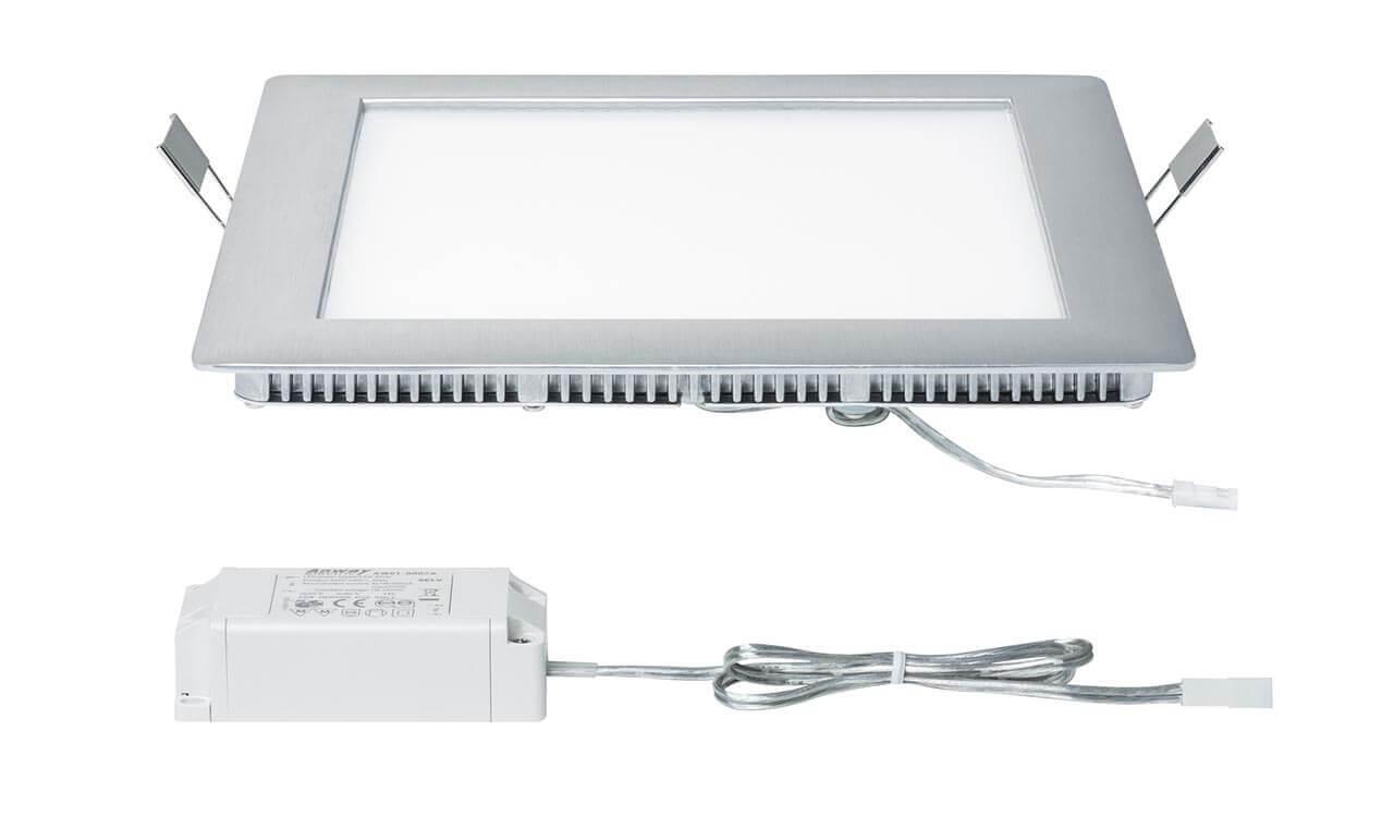 встраиваемый светодиодный светильник paulmann premium line panel 92610