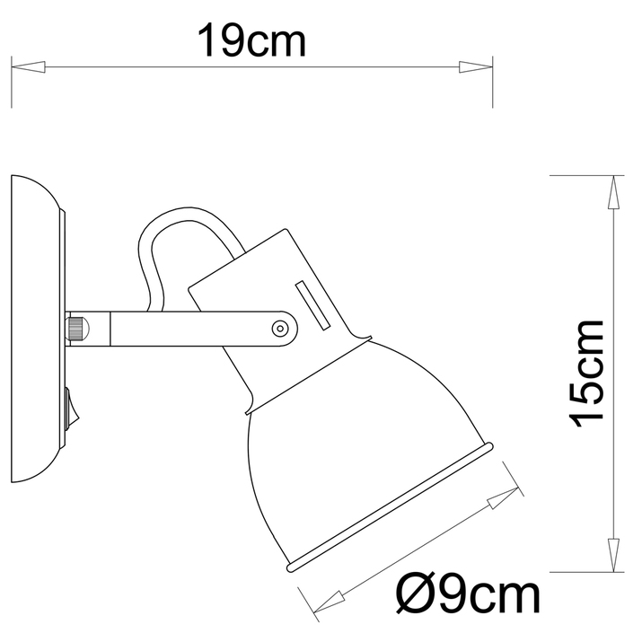 спот arte lamp jovi a1677ap-1go