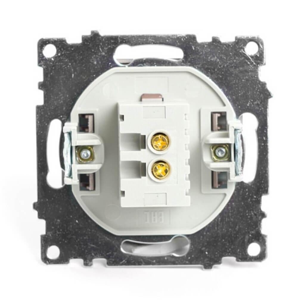 розетка двухместная usb stekker катрин шоколад gls10-7115-04 49027
