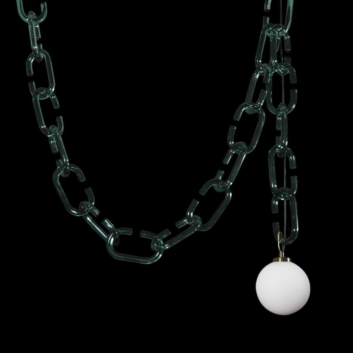 подвесной светильник loft it chain 10128c green