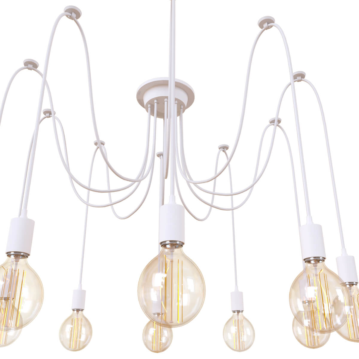 подвесная люстра loft it spider loft1162w/10