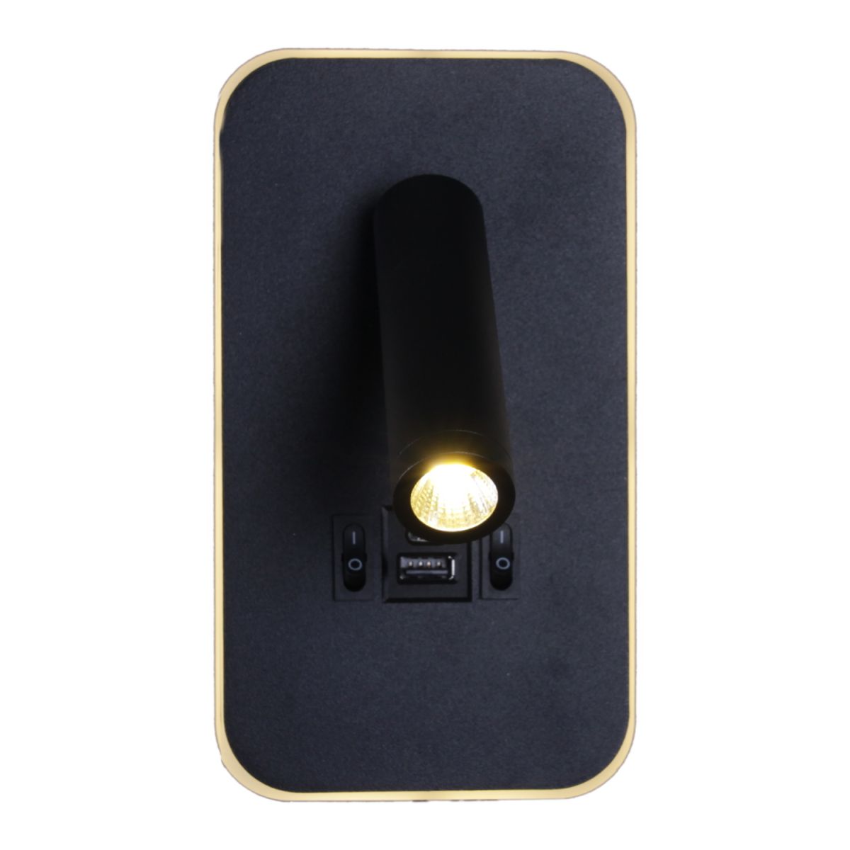 спот reluce 86204-9.2-001kt led12w+usb bk