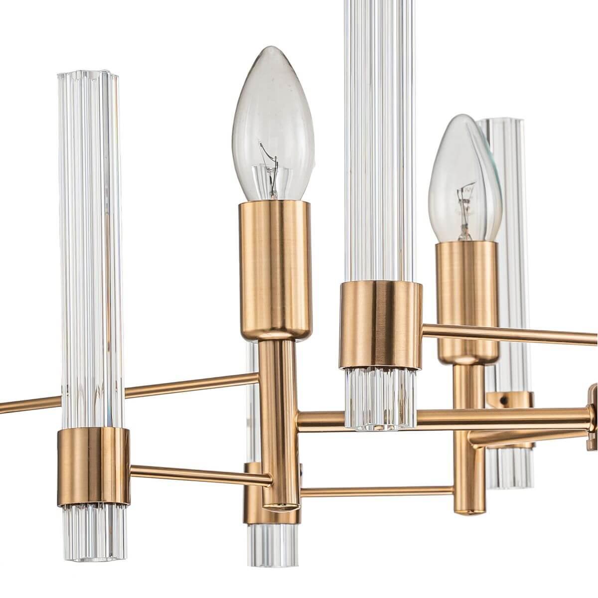 подвесная люстра indigo favara 11040/5p brass v000460