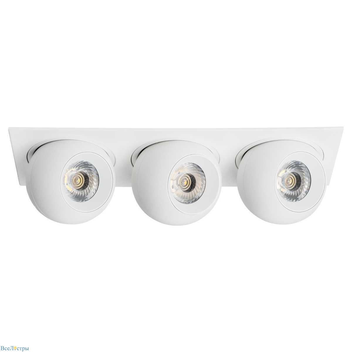встраиваемый светодиодный спот lightstar urbano (217536+217064+217064+217064) i536646464