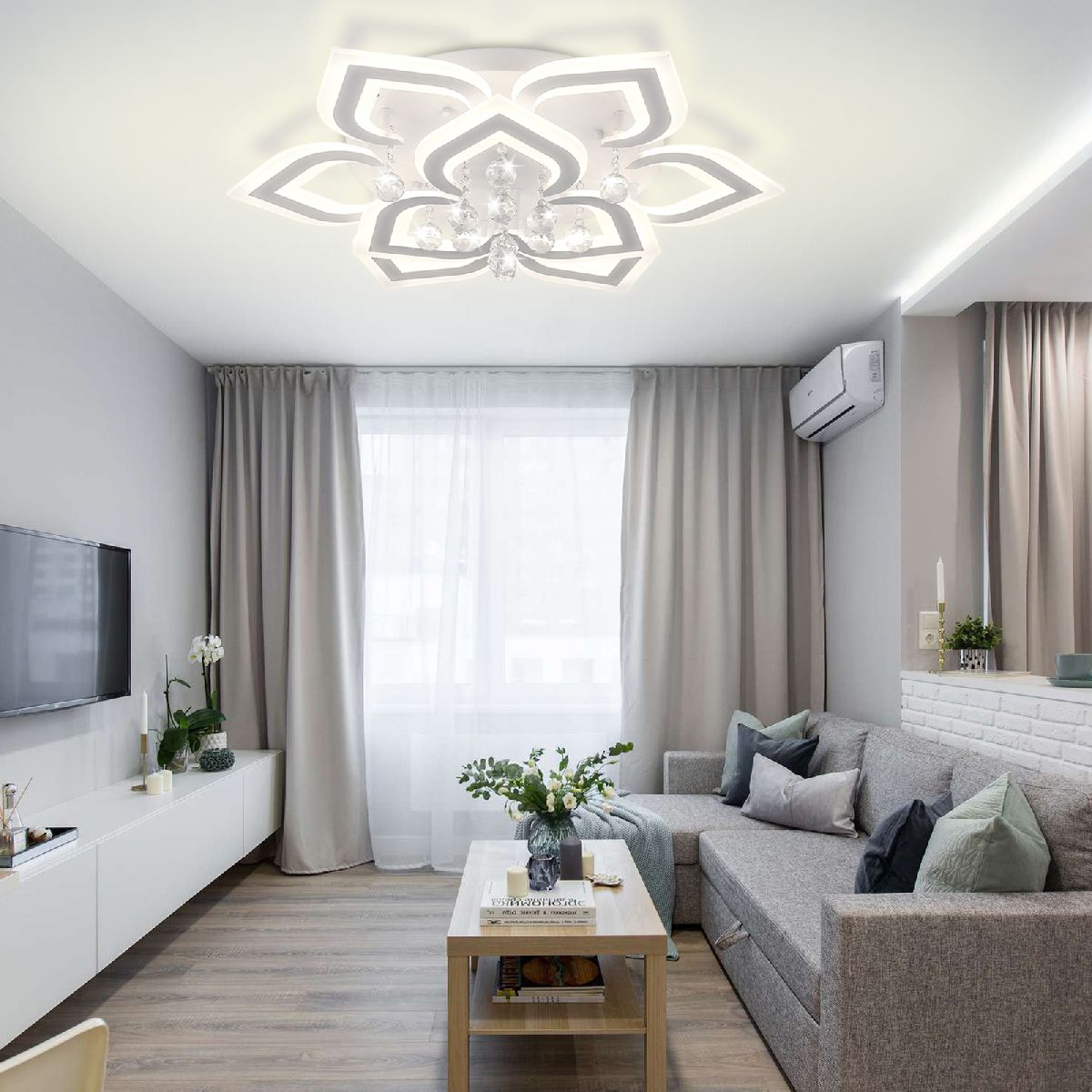потолочная люстра natali kovaltseva cascade led lamps 81158