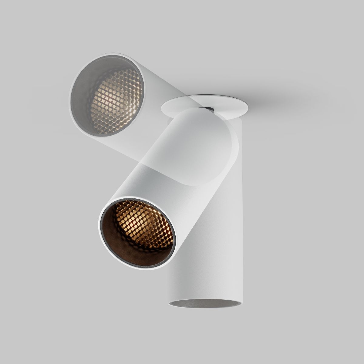 встраиваемый спот maytoni focus led c053cl-l12w2.7k-w-w