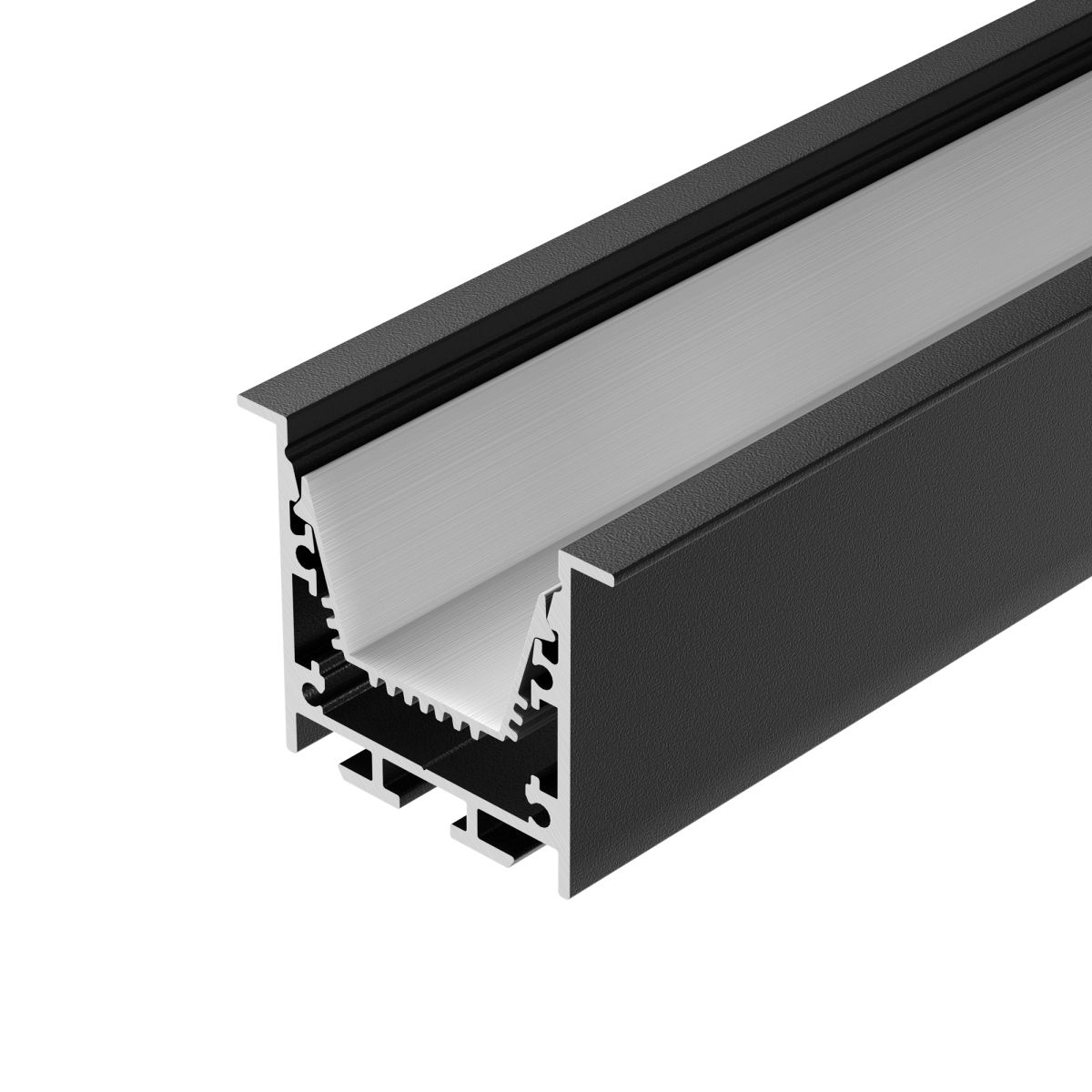 профиль arlight linia45-f-tray-3000 black (алюминий) 062242