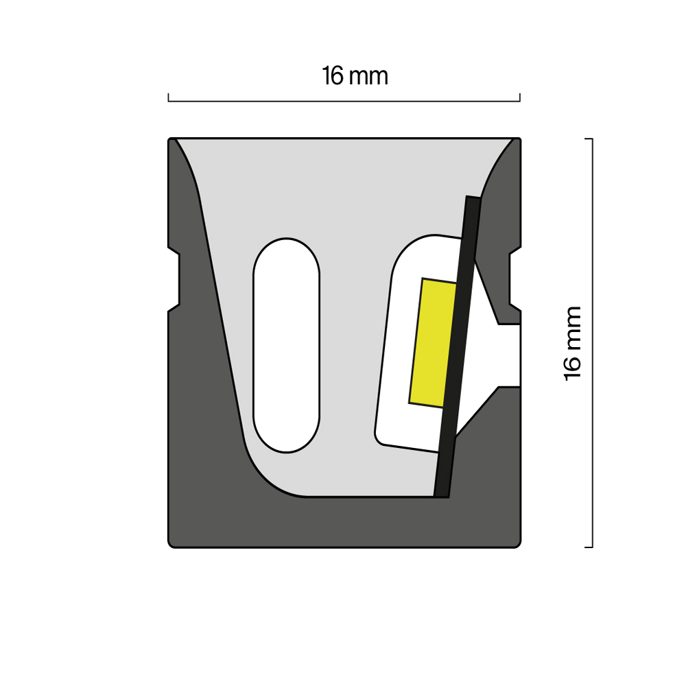 гибкий неон maytoni led strip 24в 10вт/м 3000k 10м ip67 432014