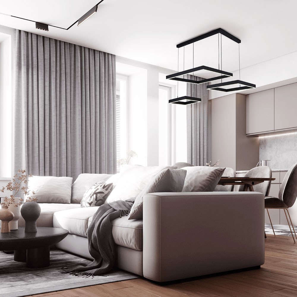 подвесная люстра led4u l91070-800-600-400