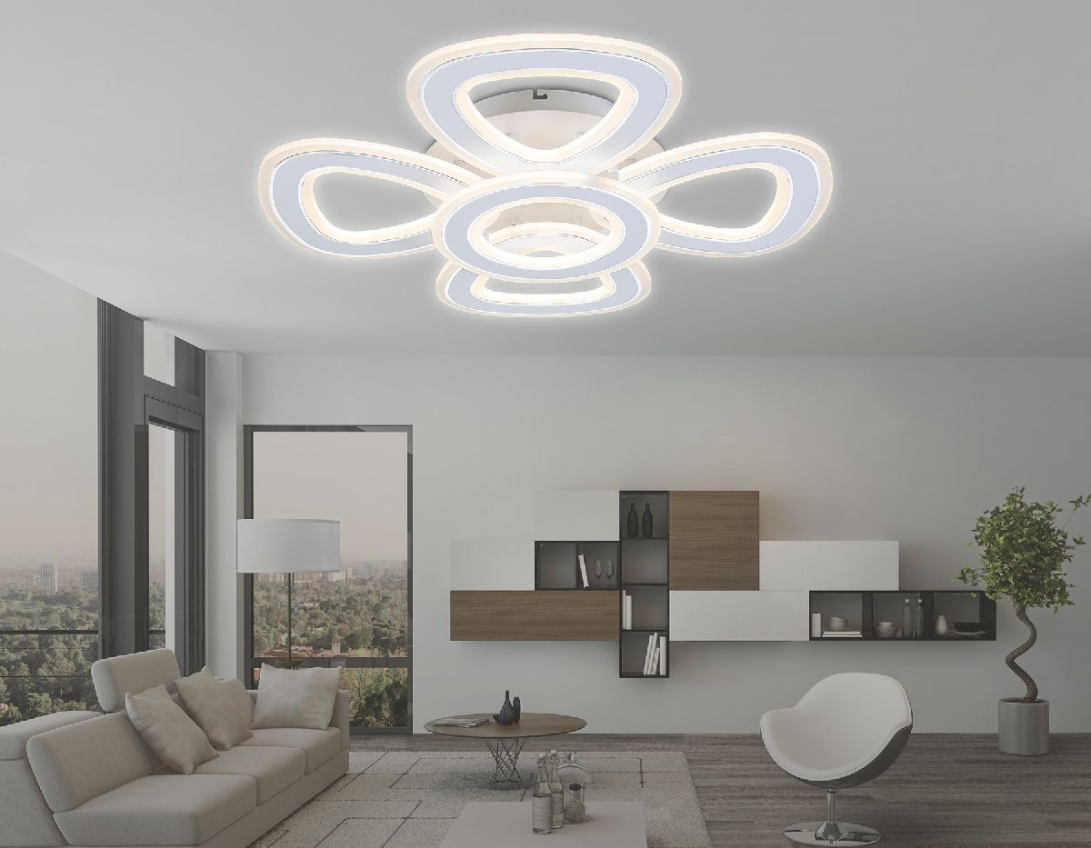потолочная люстра ambrella light acrylica original fa8925