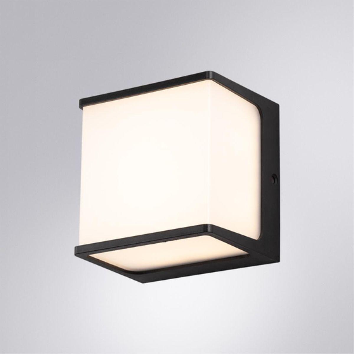 уличный настенный светодиодный светильник arte lamp lancia a6418al-1bk