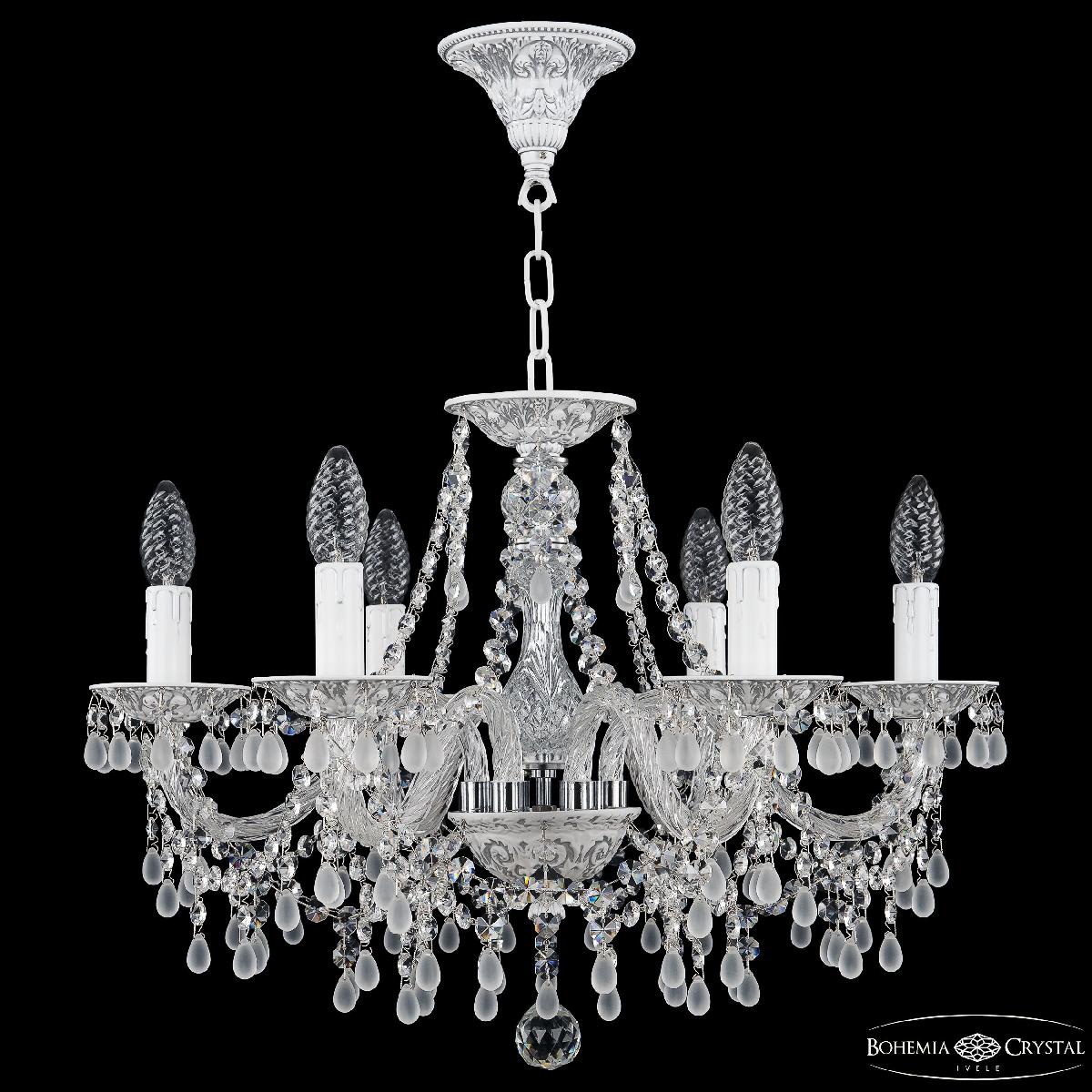 подвесная люстра bohemia ivele crystal al16310/6/195 wmn v0300