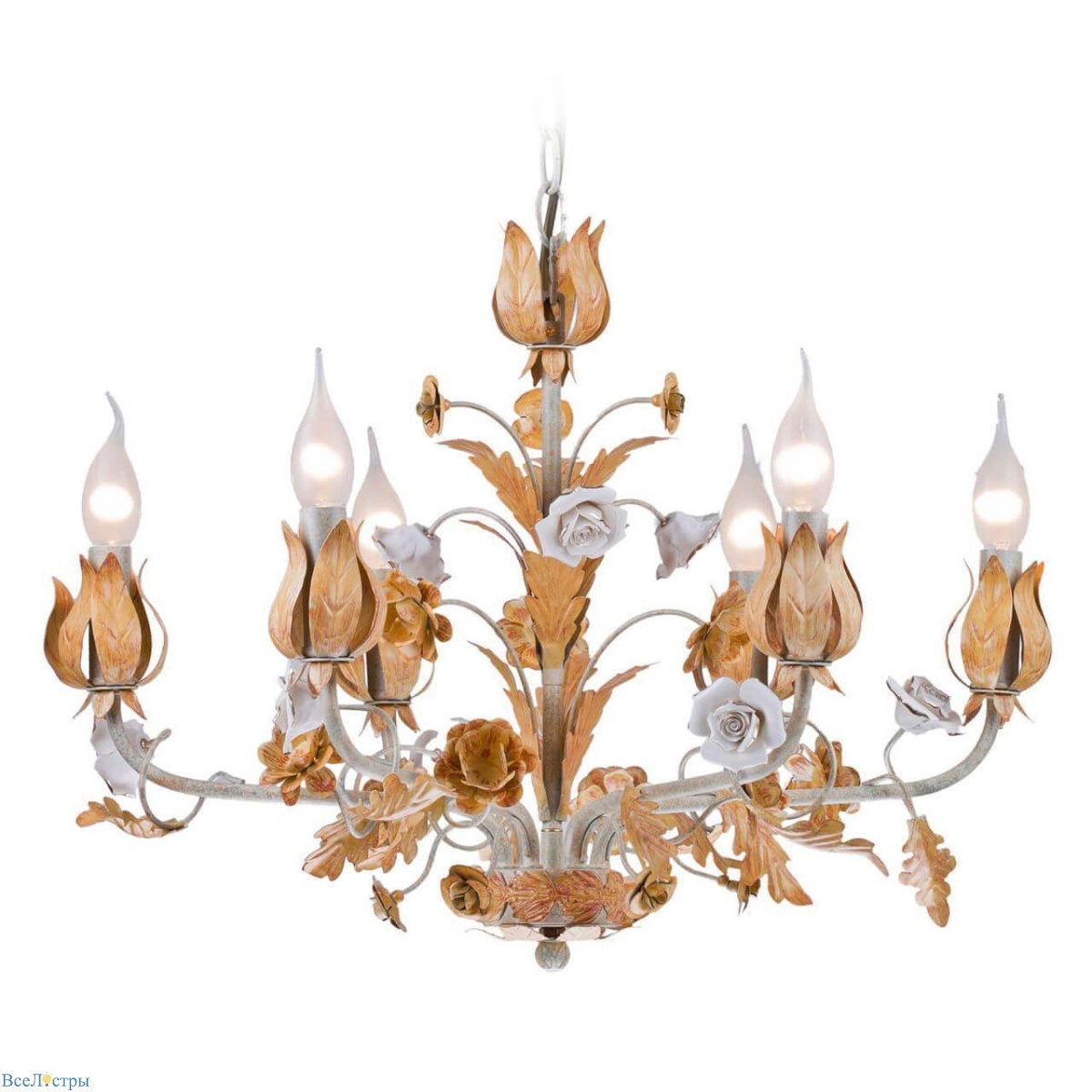 подвесная люстра arti lampadari contrada e 1.1.6 wo