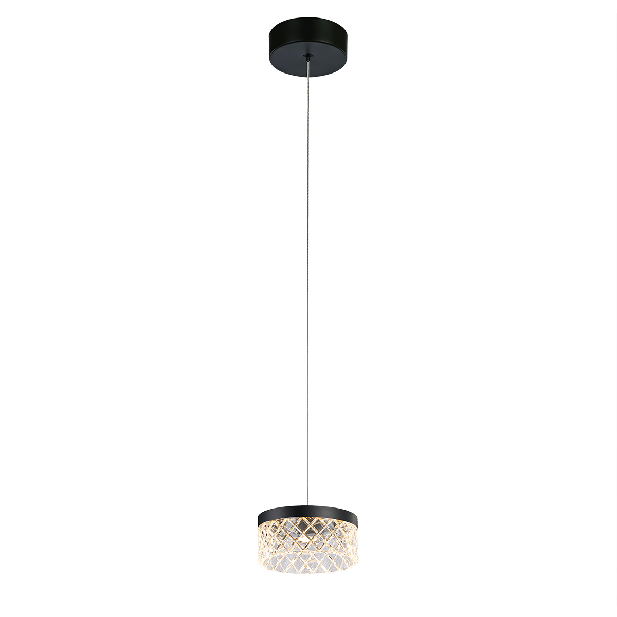 подвесной светильник diamond cut md21020075-1a matt black delight collection