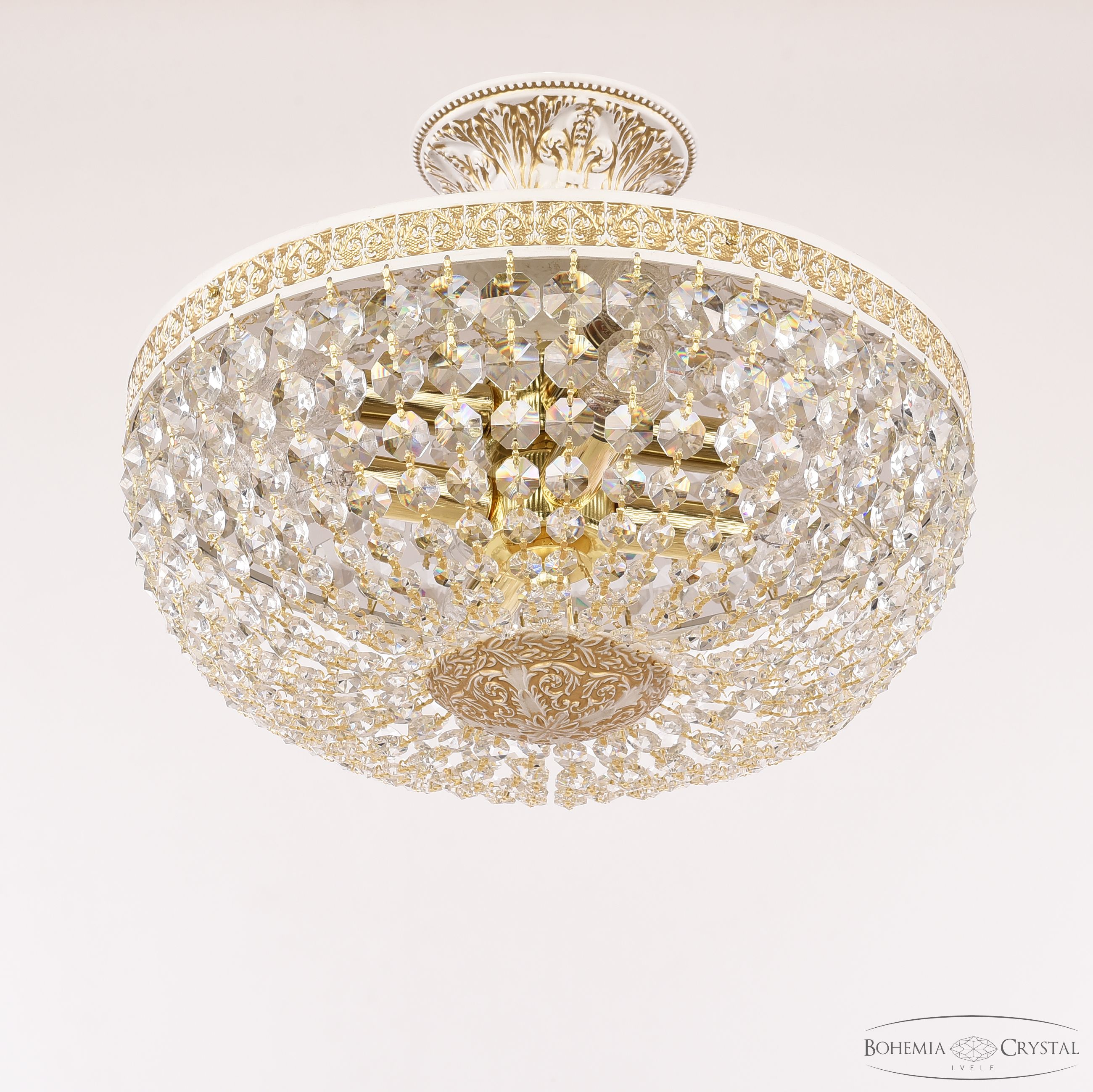 потолочная люстра bohemia ivele crystal al19111/35fl wmg