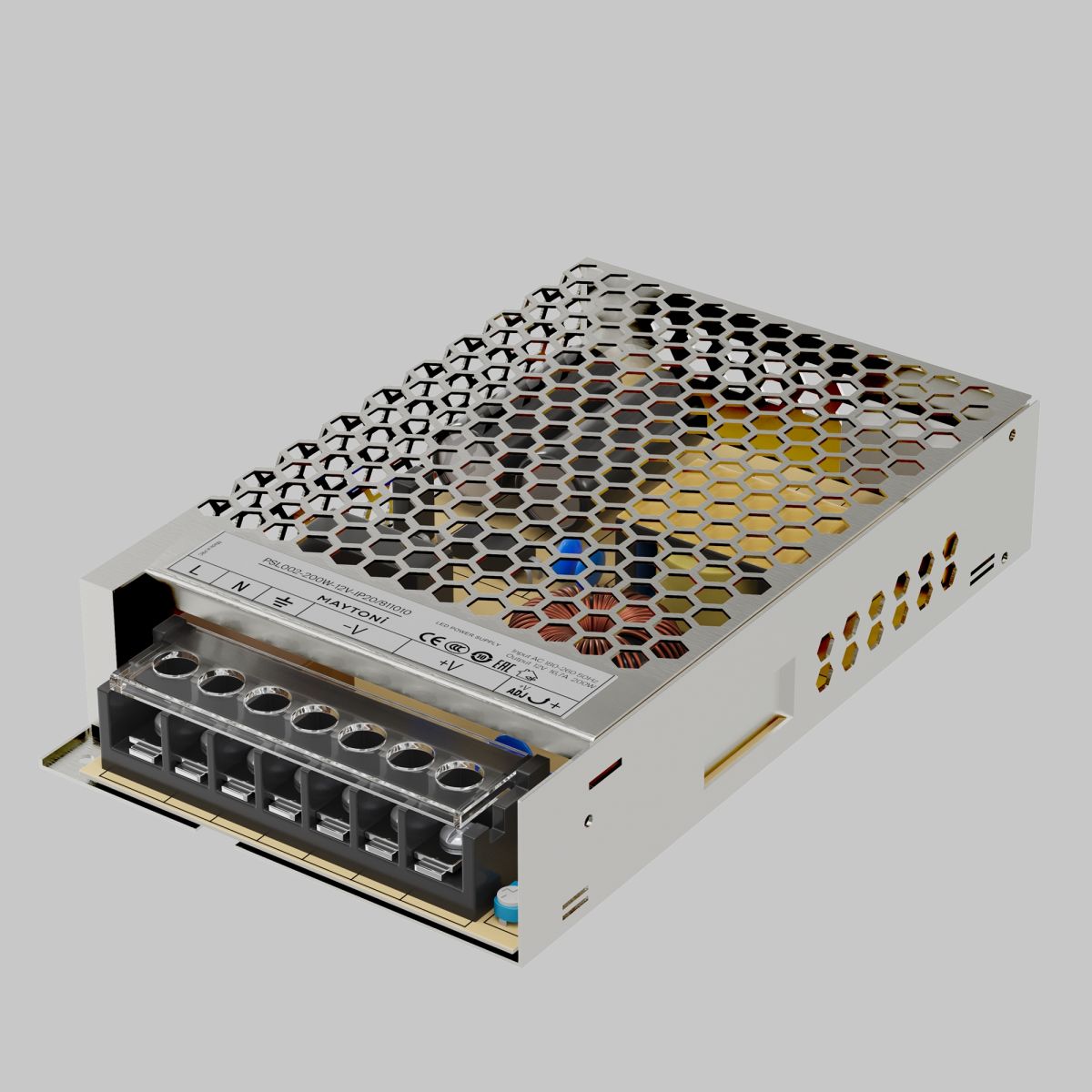 блок питания maytoni led strip psl002 12в 200вт ip20 811010