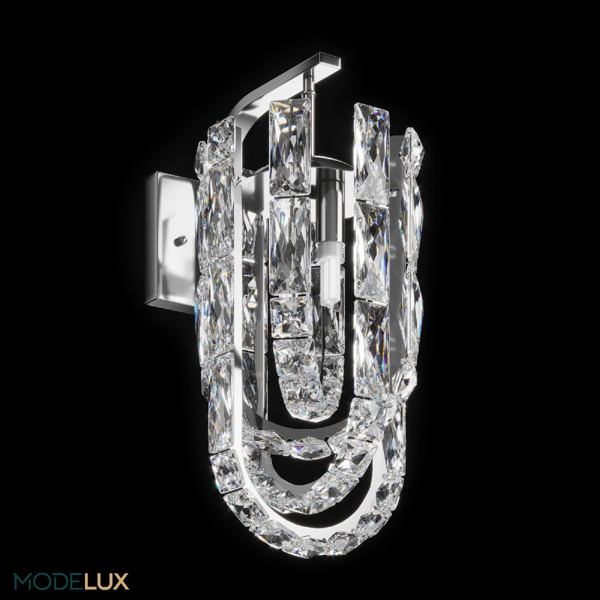 бра modelux ml.6621.02 cr