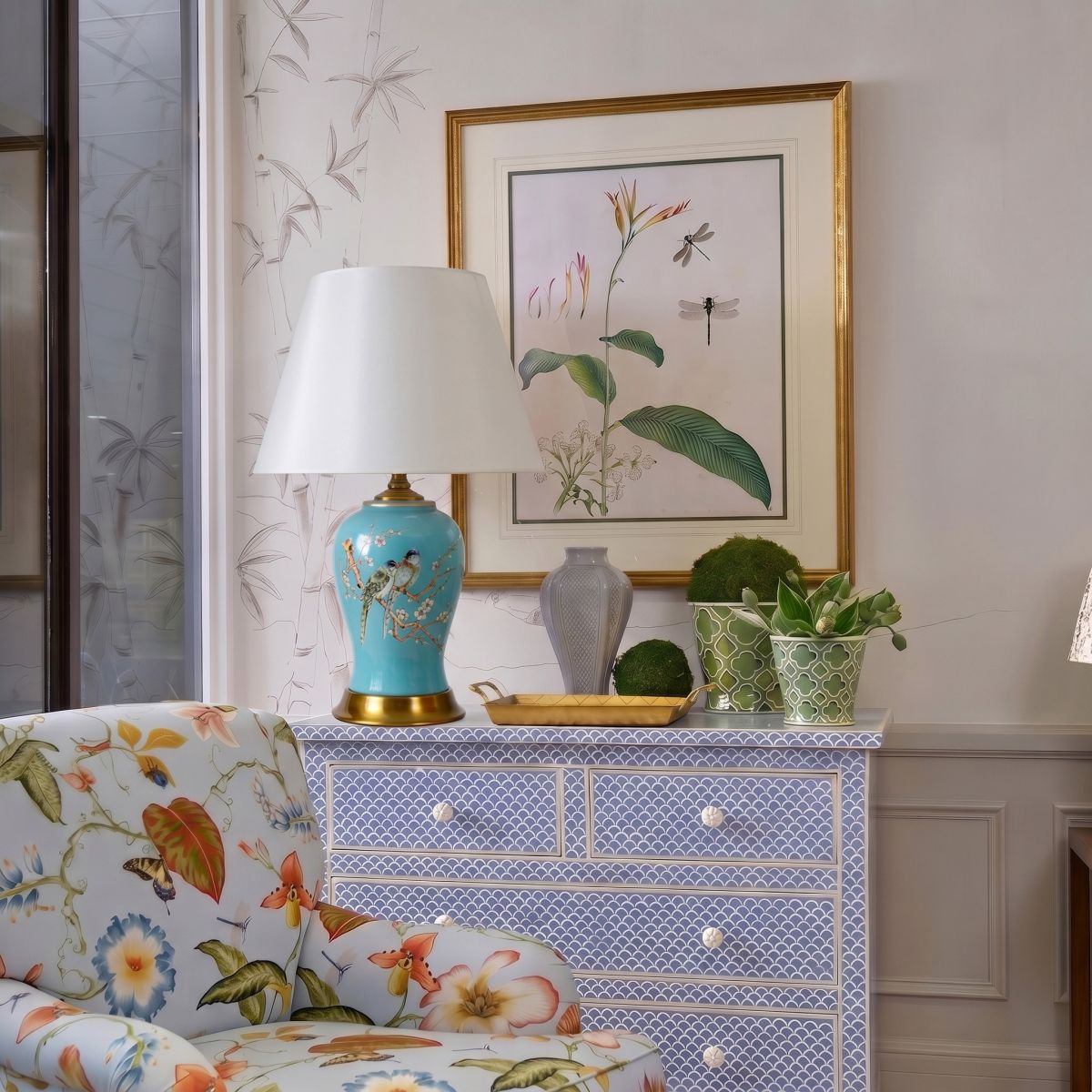 настольная лампа loft it bluebell 10493t