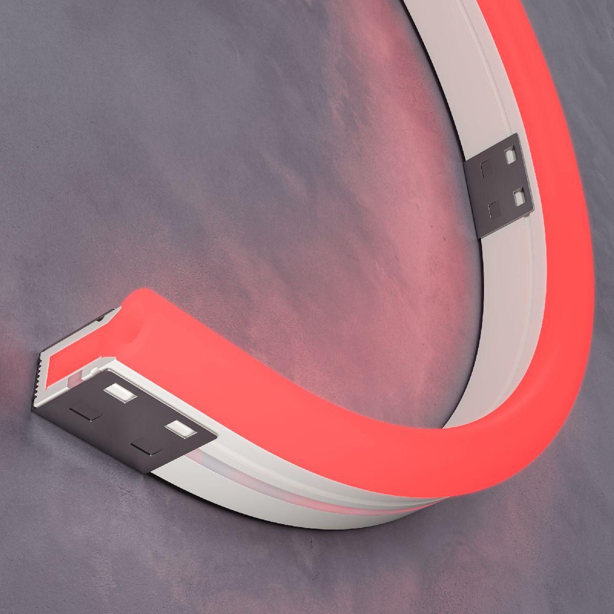 гибкий неон maytoni 24в 9,6вт/м red 5м ip67 200501