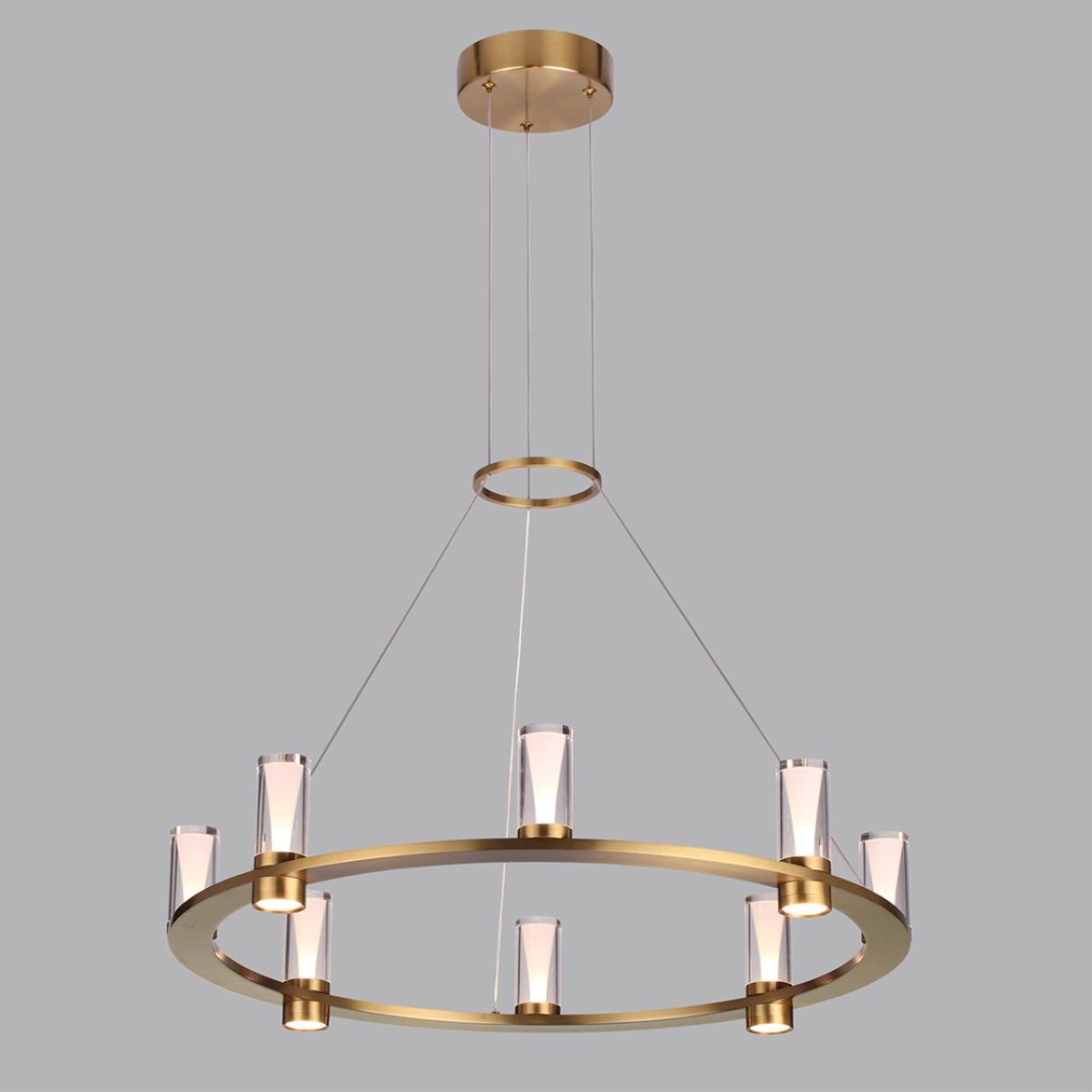 подвесная люстра odeon light hightech defance 7144/55l