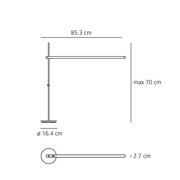 настольная лампа 0682050a talak artemide