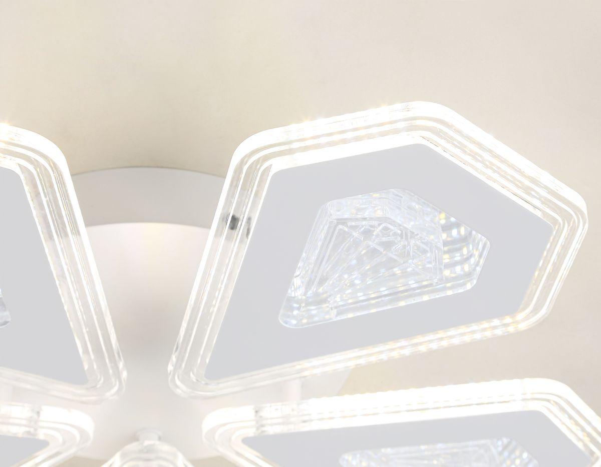 потолочная светодиодная люстра ambrella light acrylica original fa4030