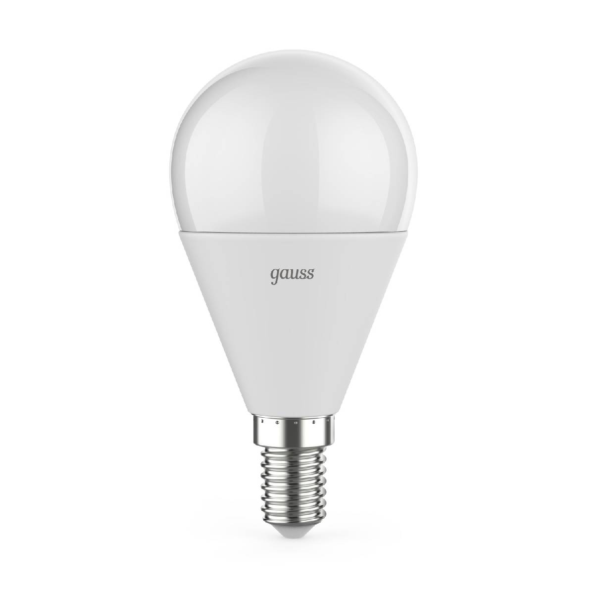 лампа светодиодная диммируемая gauss e14 7w 3000k матовая 105101107-d