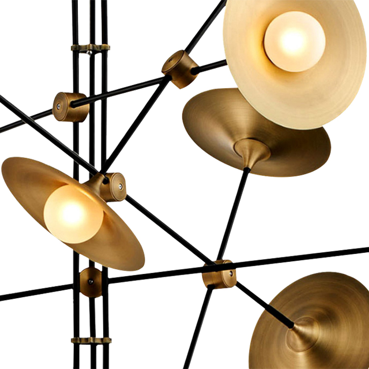 люстра на штанге delight collection 9256p/6 gold