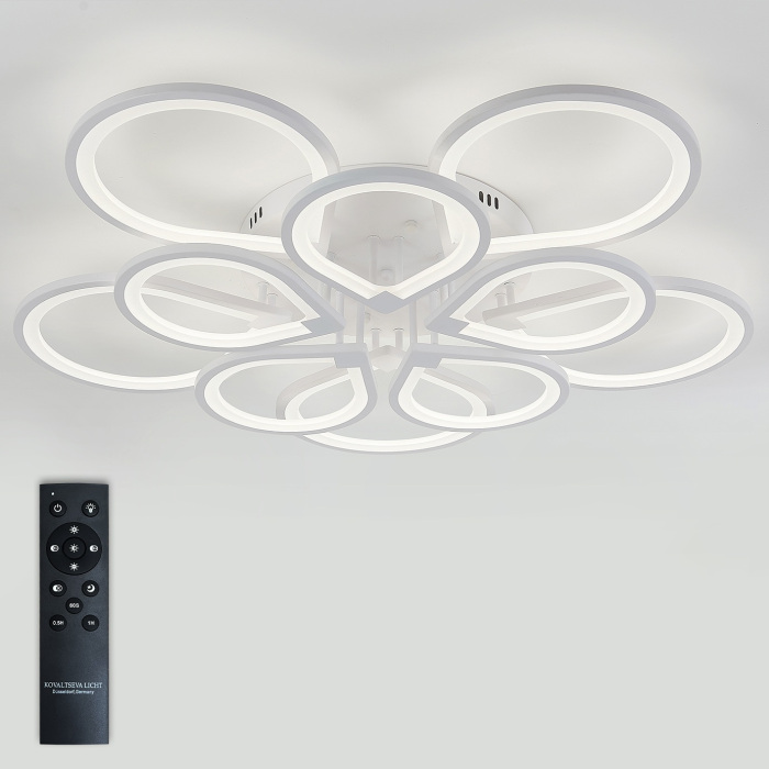 потолочная люстра natali kovaltseva singl led lamps 81179