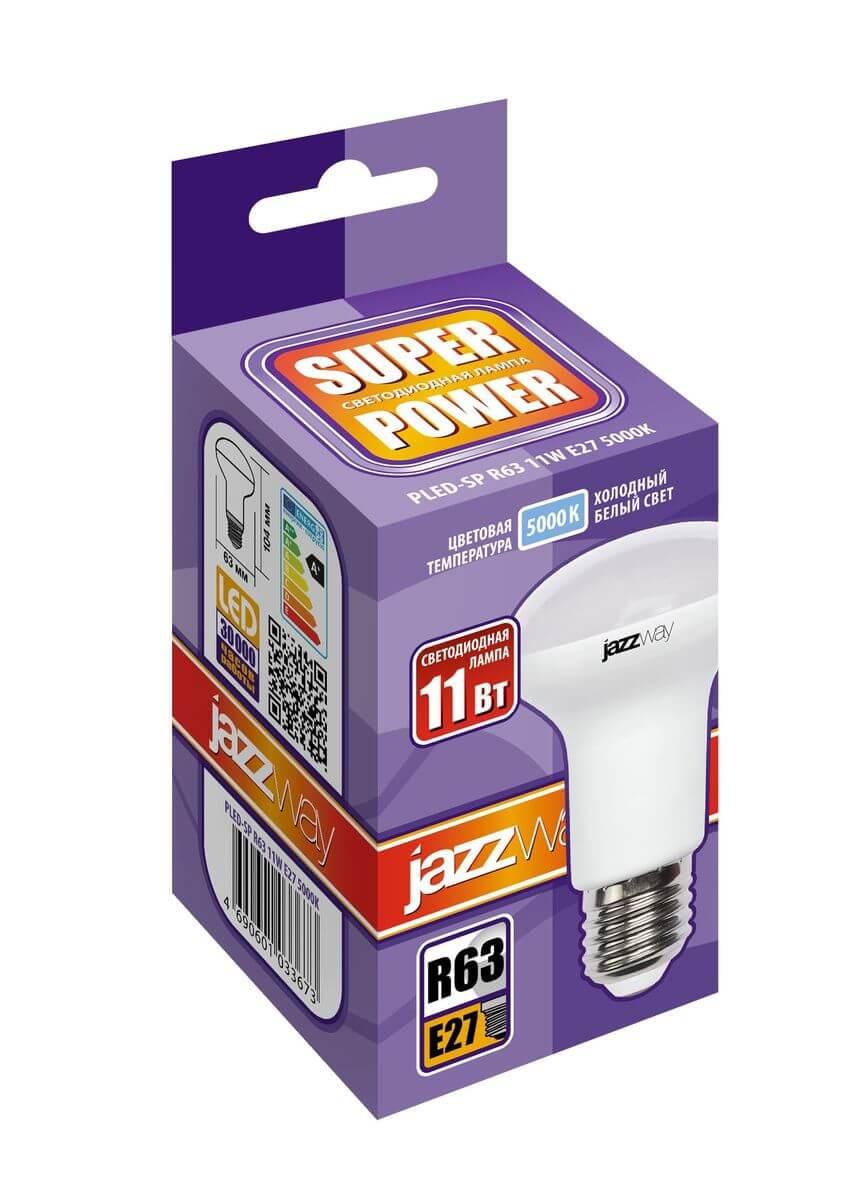 лампа светодиодная jazzway e27 11w 5000k матовая 1033673