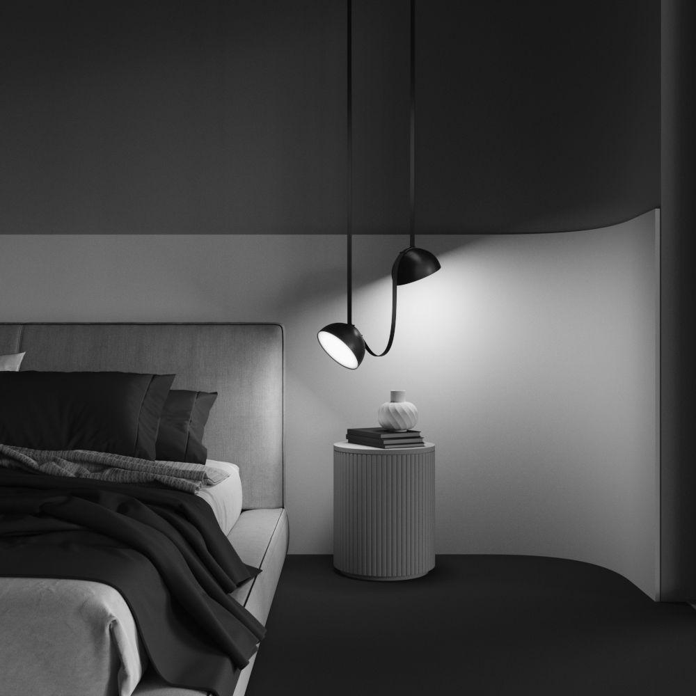 подвесной светодиодный светильник maytoni technical pendant system parity bowl tr126b-20w3k-b