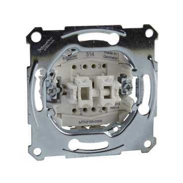выключатель с замыкающим контактом schneider electric merten mtn3155-0000