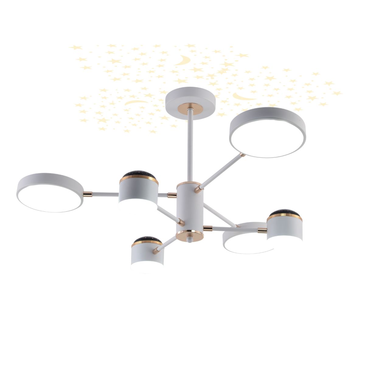 люстра на штанге escada interstellar 10255/6led