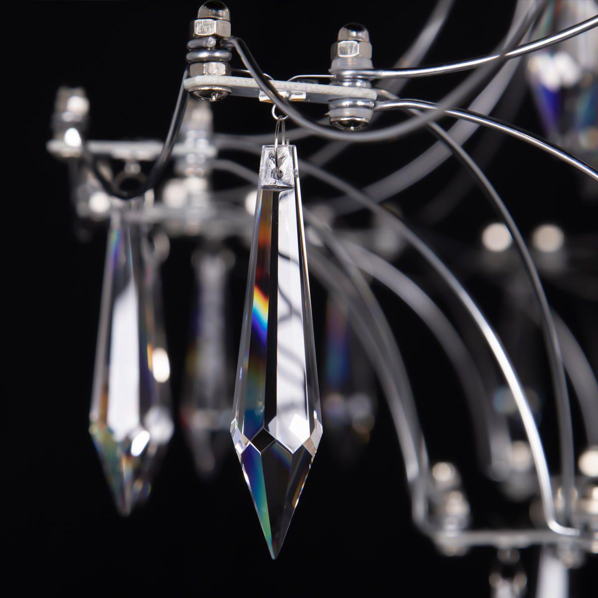 подвесной светодиодный светильник loft it mira 10259/1000 silver asfour