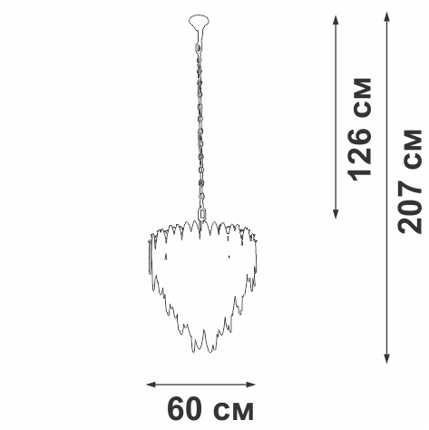подвесная люстра vitaluce v5811-8/10