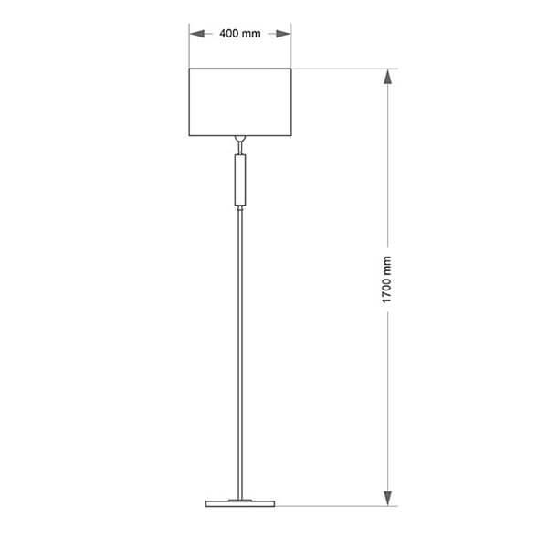 торшер kutek monza mon-ls-3 (p/a)