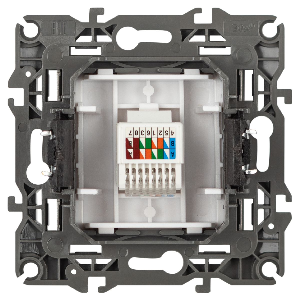 розетка компьютерная rj45 эра 12-3107-16 б0065716