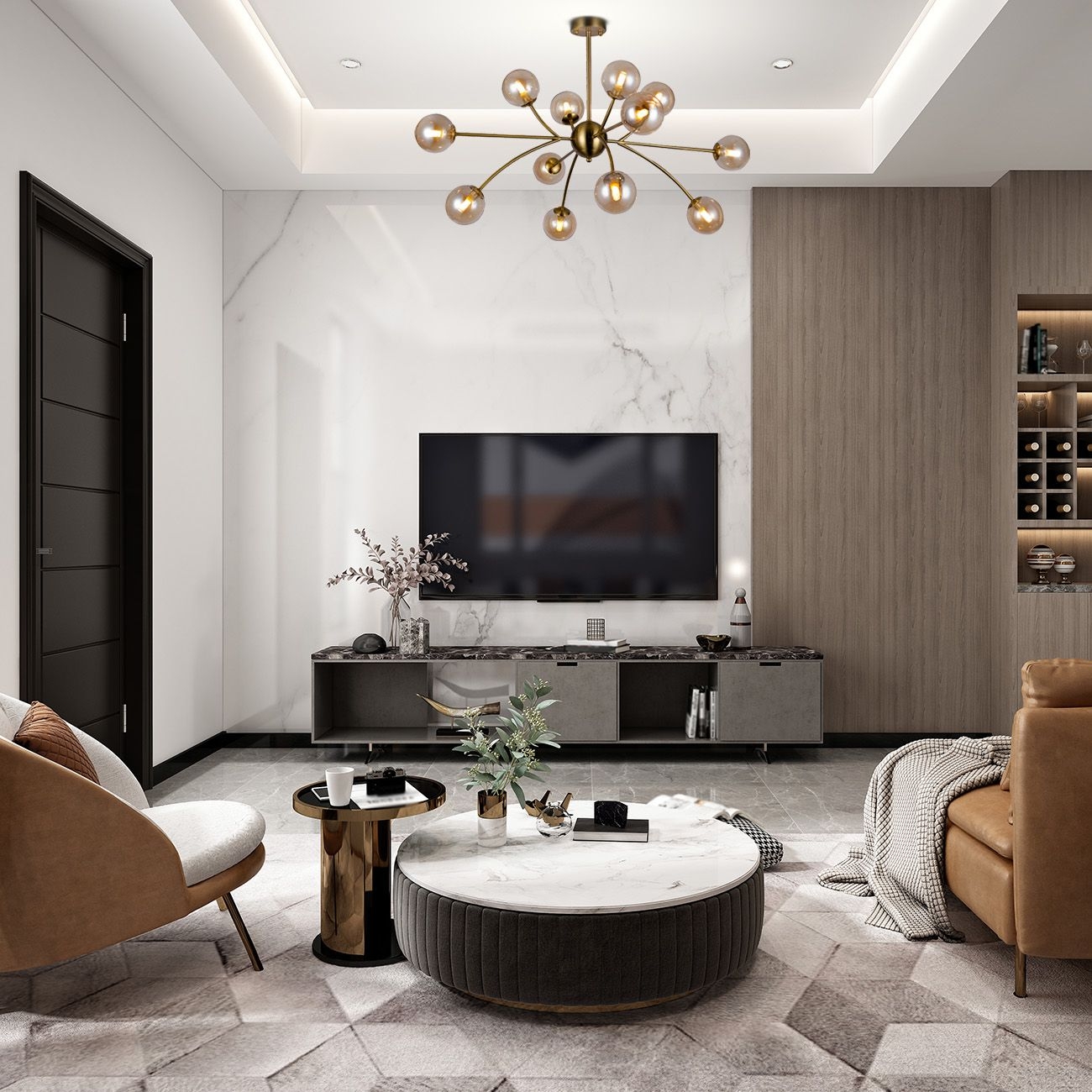 люстра на штанге escada infinity 10164/12pl copper