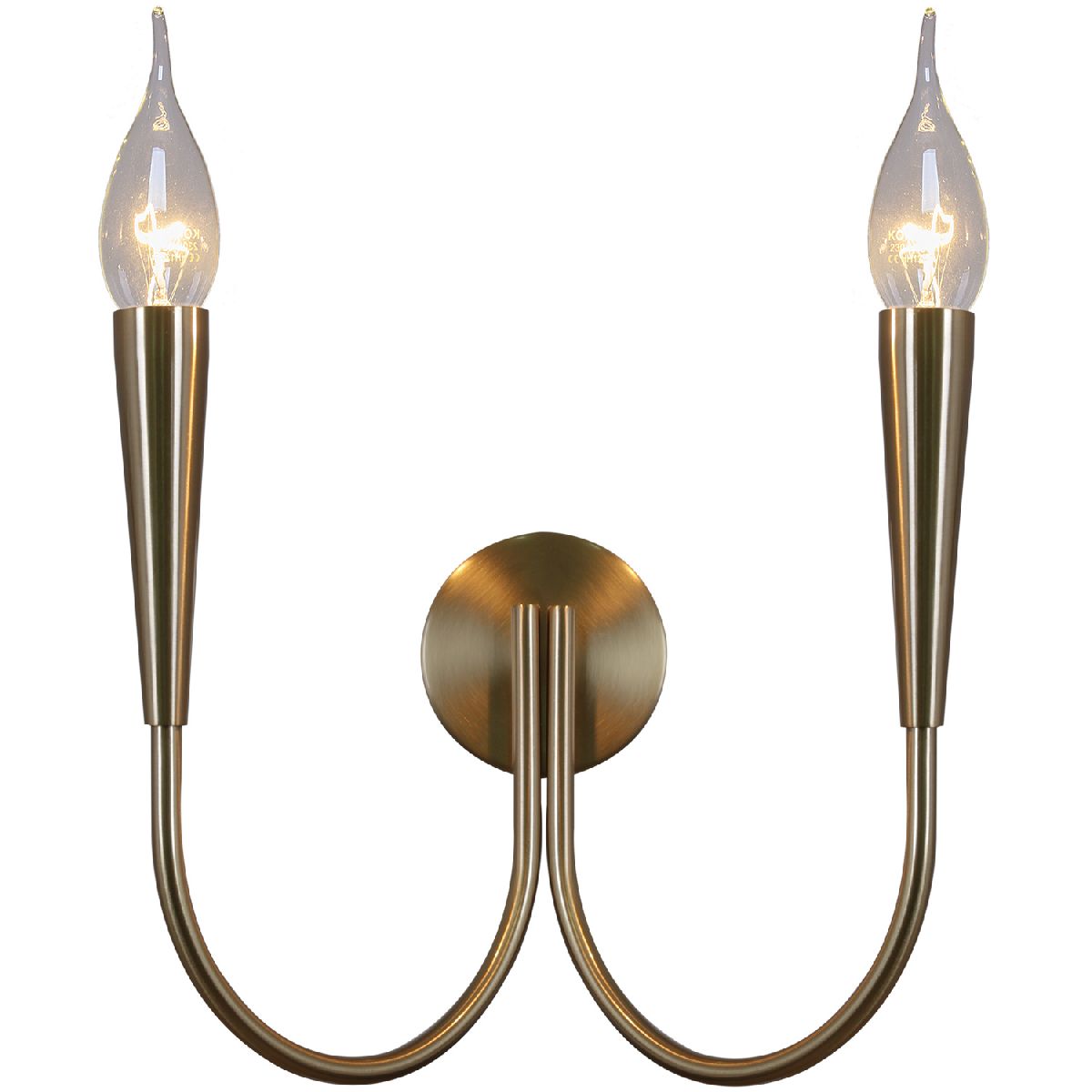 бра reluce il0441-2w-79 brass vase