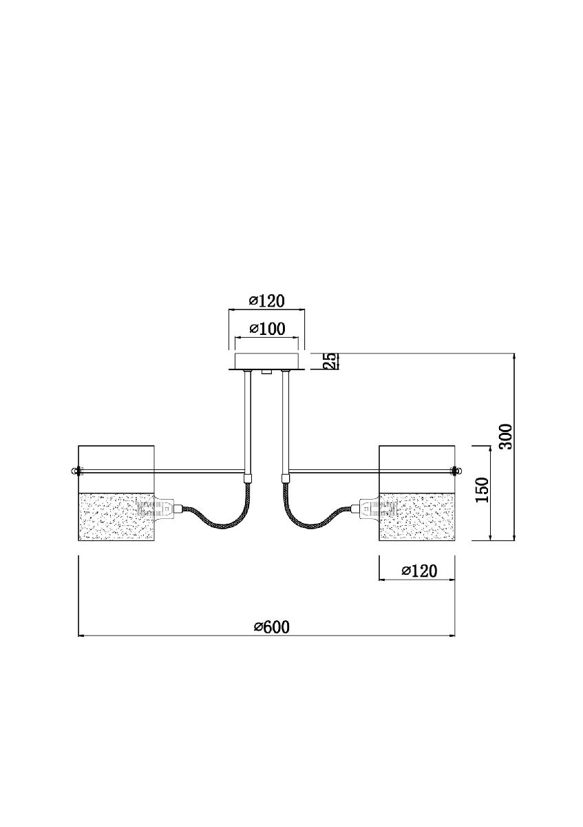потолочная люстра freya ampera fr2023pl-05ch