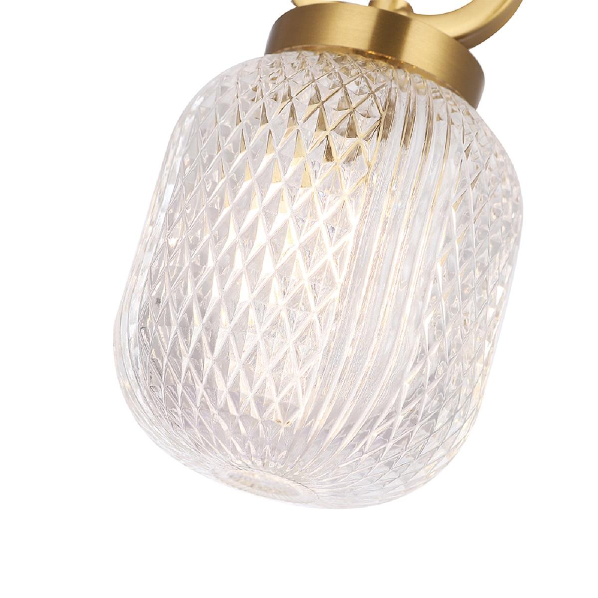 подвесной светильник crystal lux carolina sp1 v2 brass