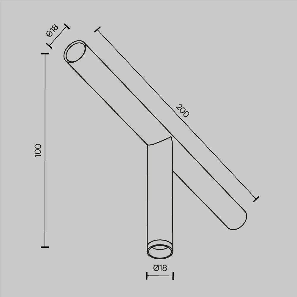 трековый светильник maytoni focus led c102cl-3w3-6k-bs