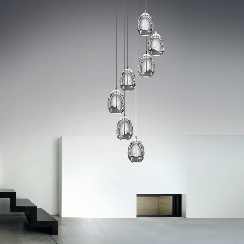 подвесная люстра delight collection terrene md13003023-7a chrome