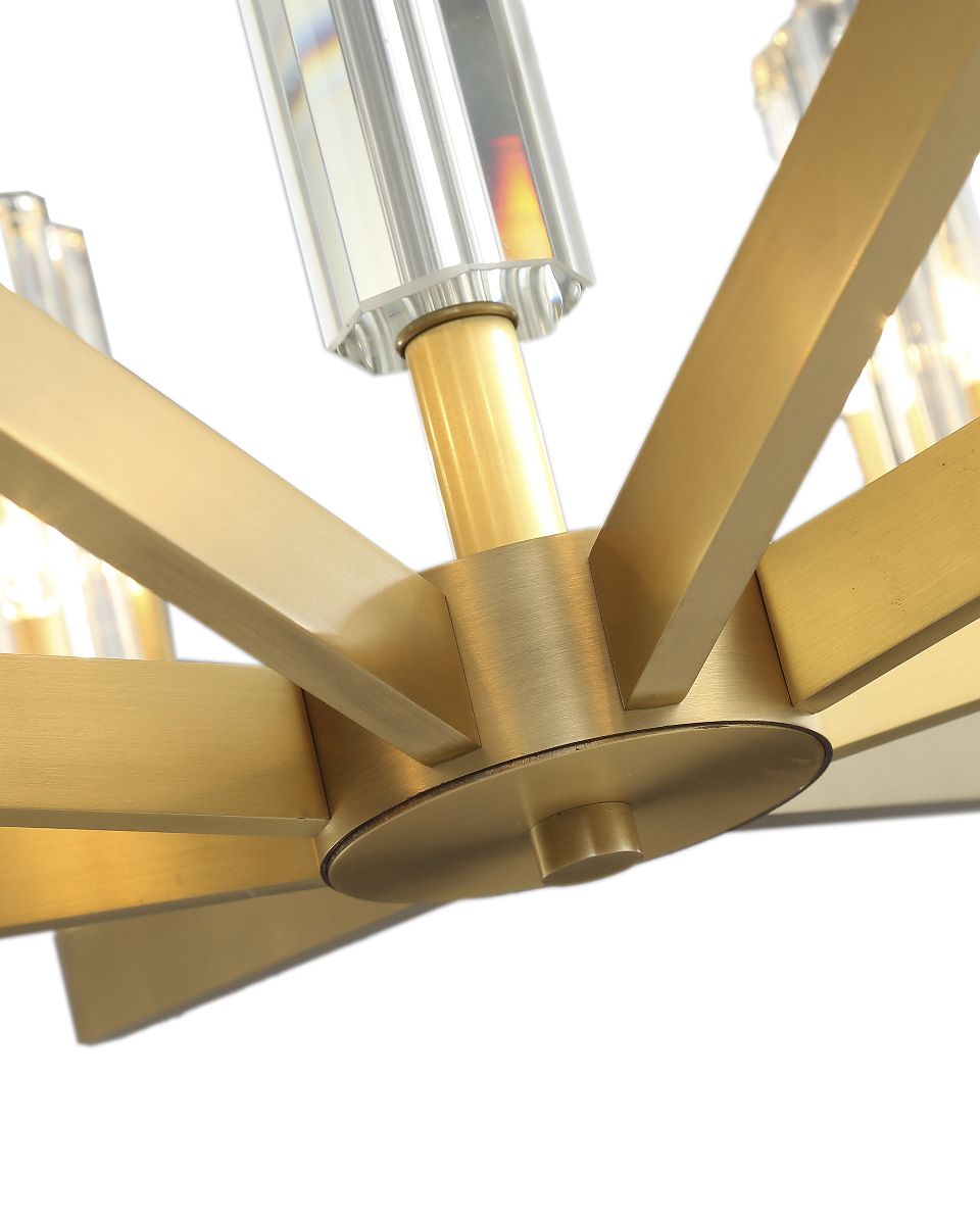 подвесная люстра moderli brass v11074-6p