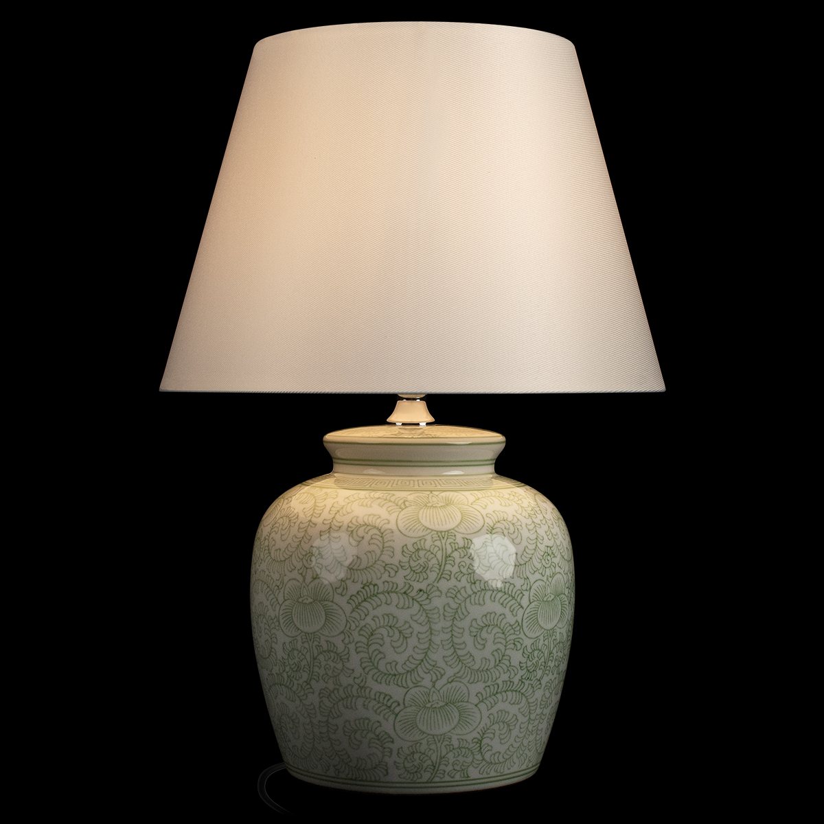 настольная лампа loft it orchid 10491t green