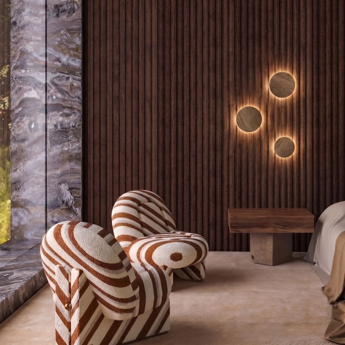 настенный светильник loft it slice 10535w/b