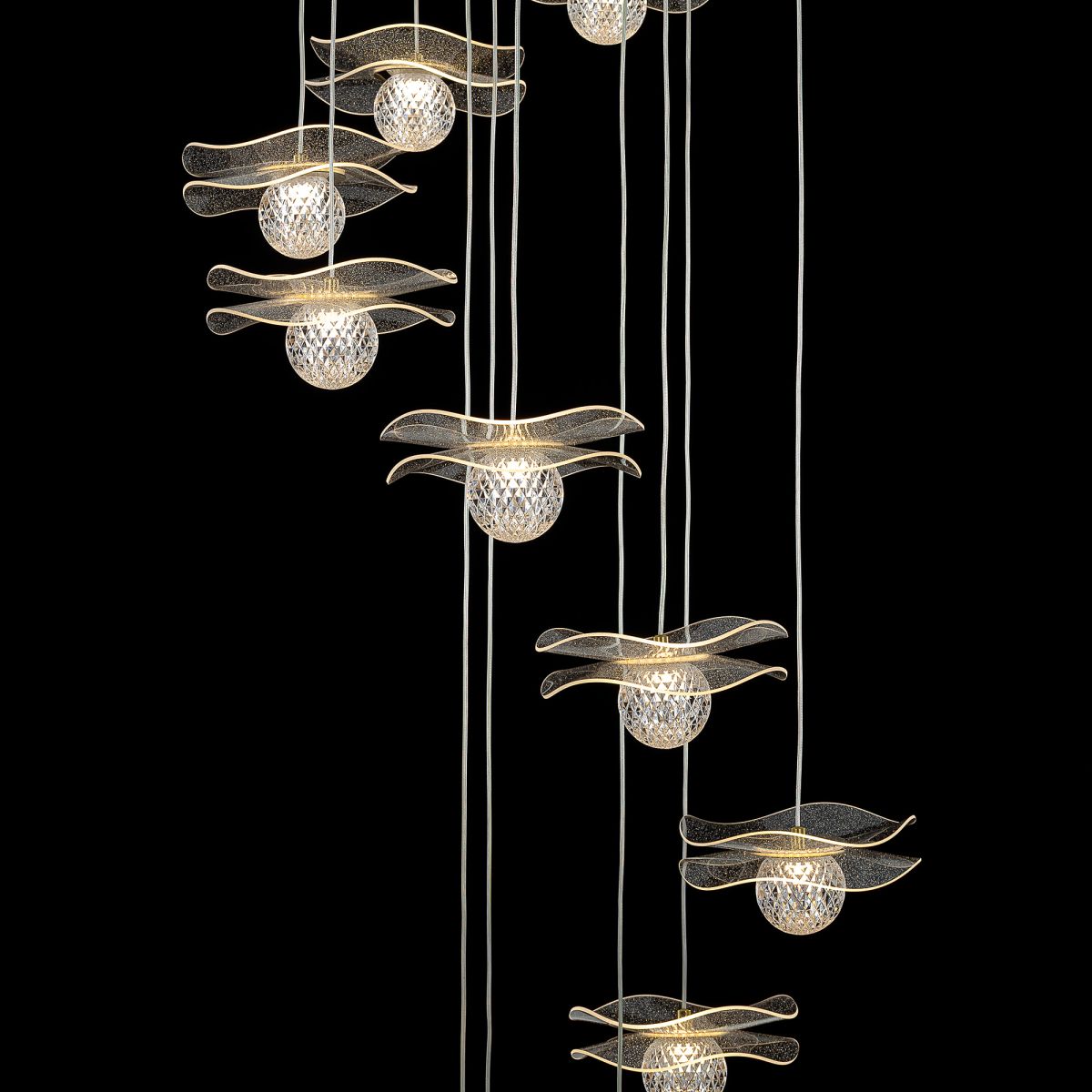 каскадная люстра citilux signature cl247057