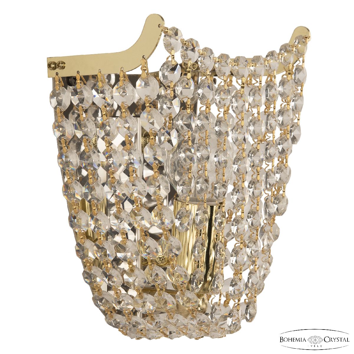 настенный светильник bohemia ivele crystal 778b/16 g